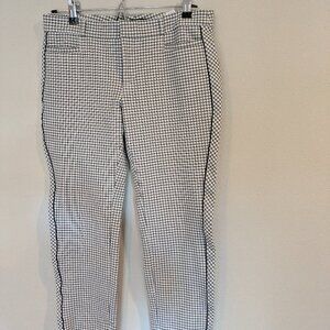 Black and White Checkered Pants
